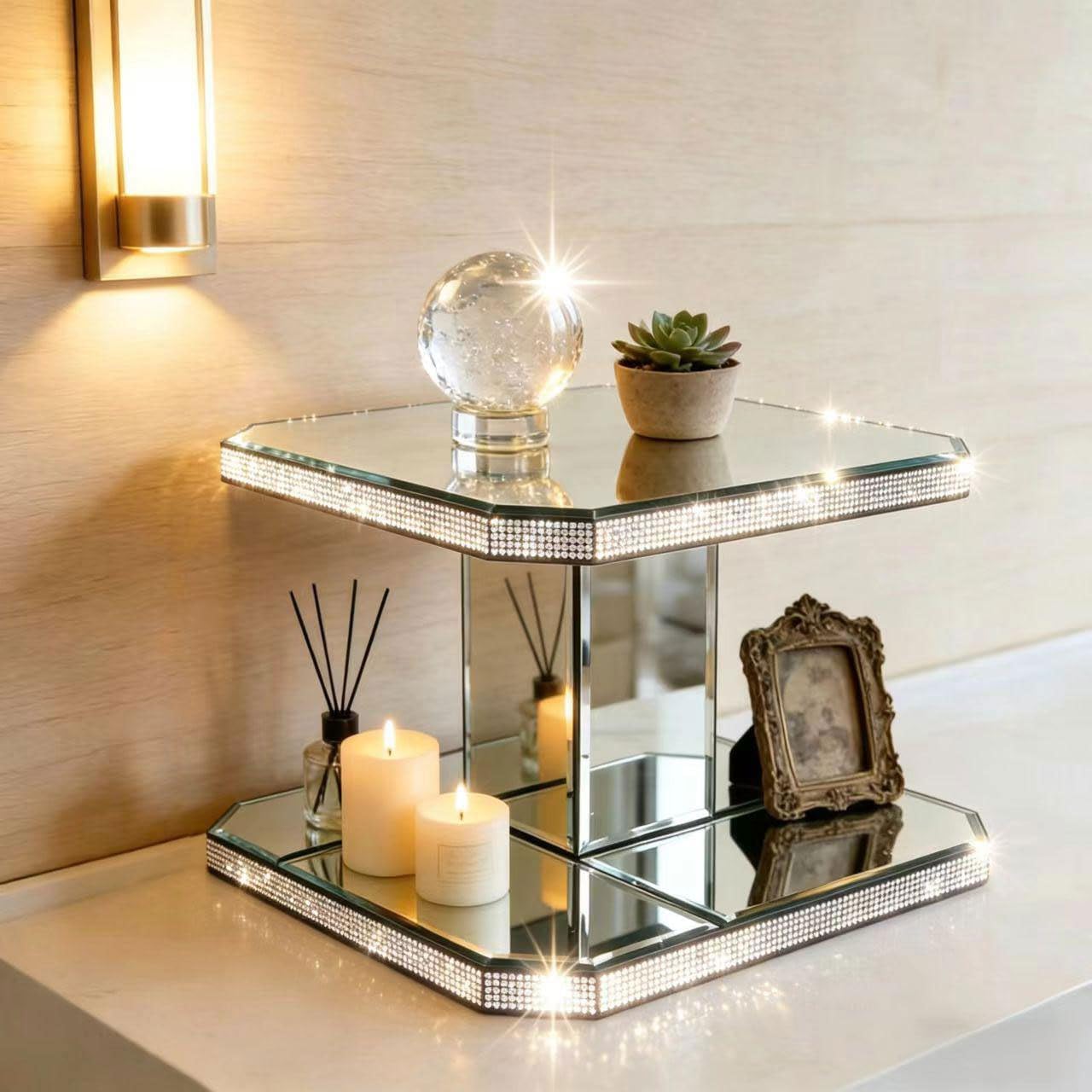 Two-Tier Square Stand / 6 Inches High / 6 Inch