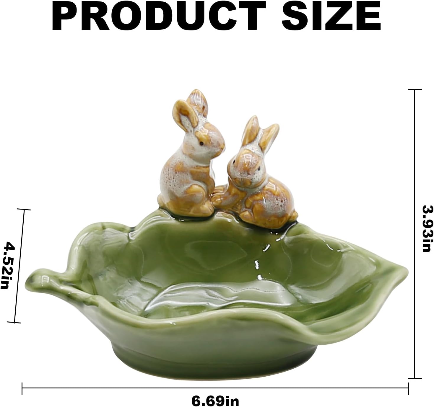 Sponge Holder / Key Bowl & Jewelry Tray / Green