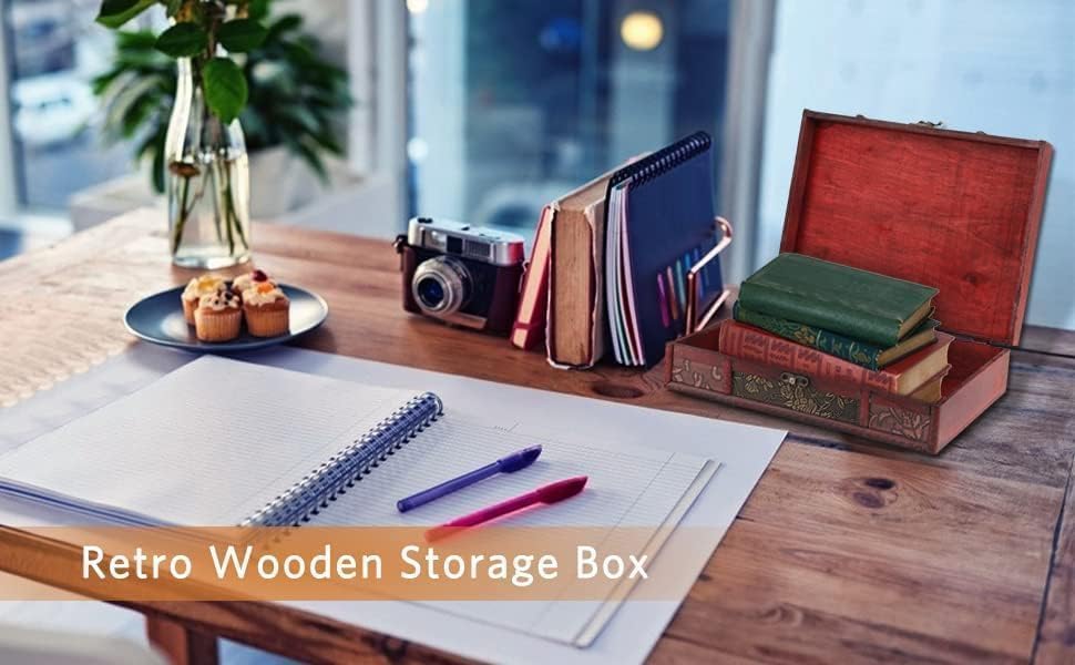 Decorative Jewelry Storage Keepsake Box Wood Trinket Boxes