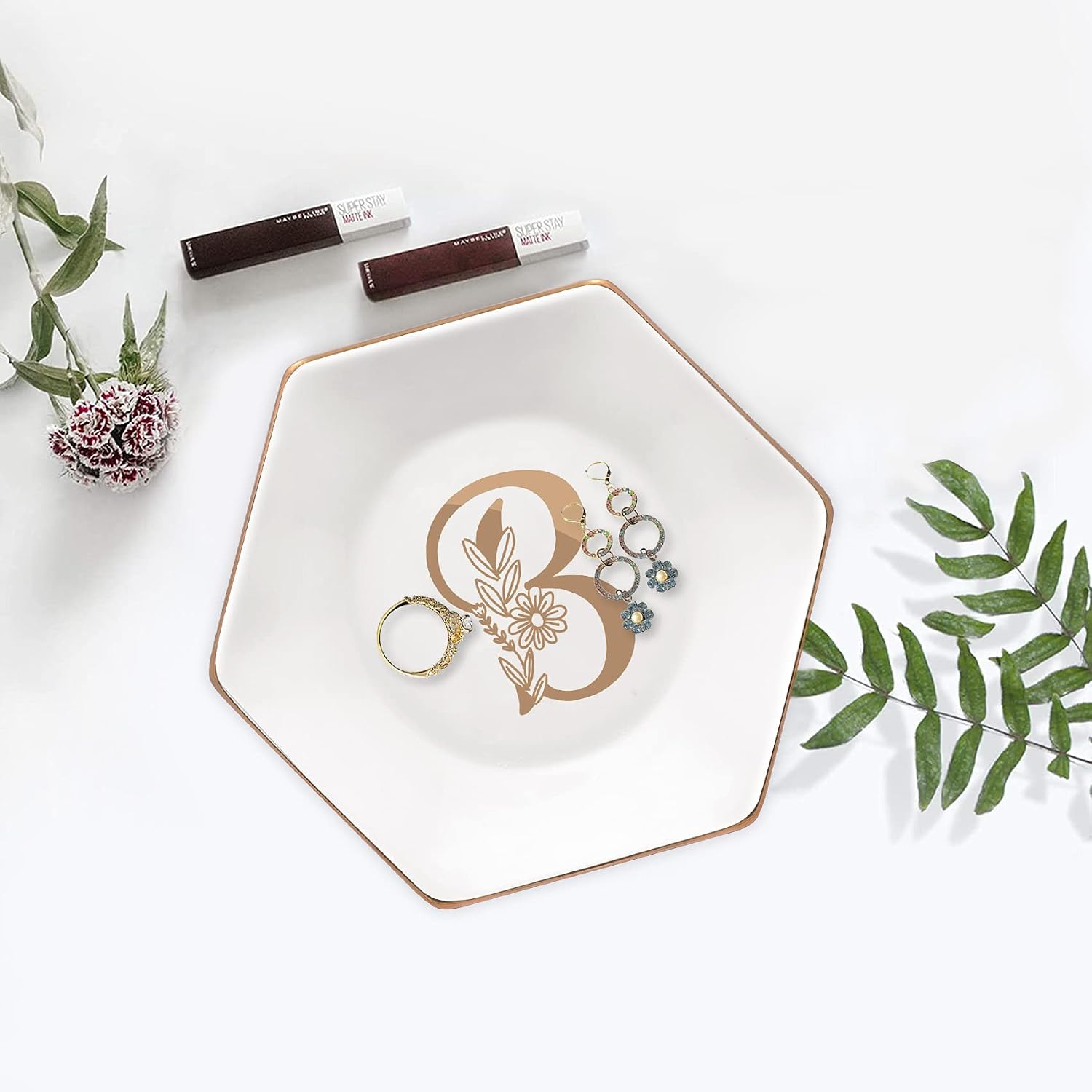 Ceramic Ring Holder / B / White