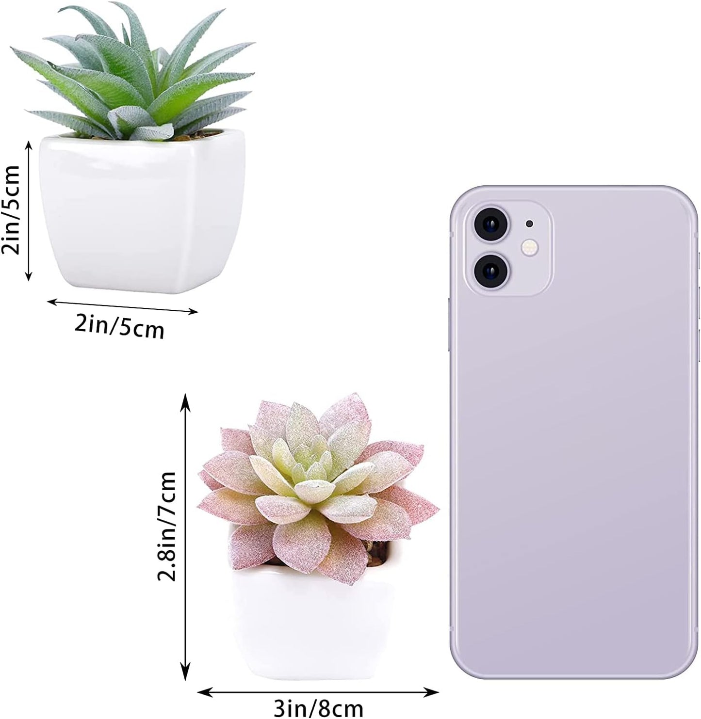 Artificial Succulent Plants / Set of 5