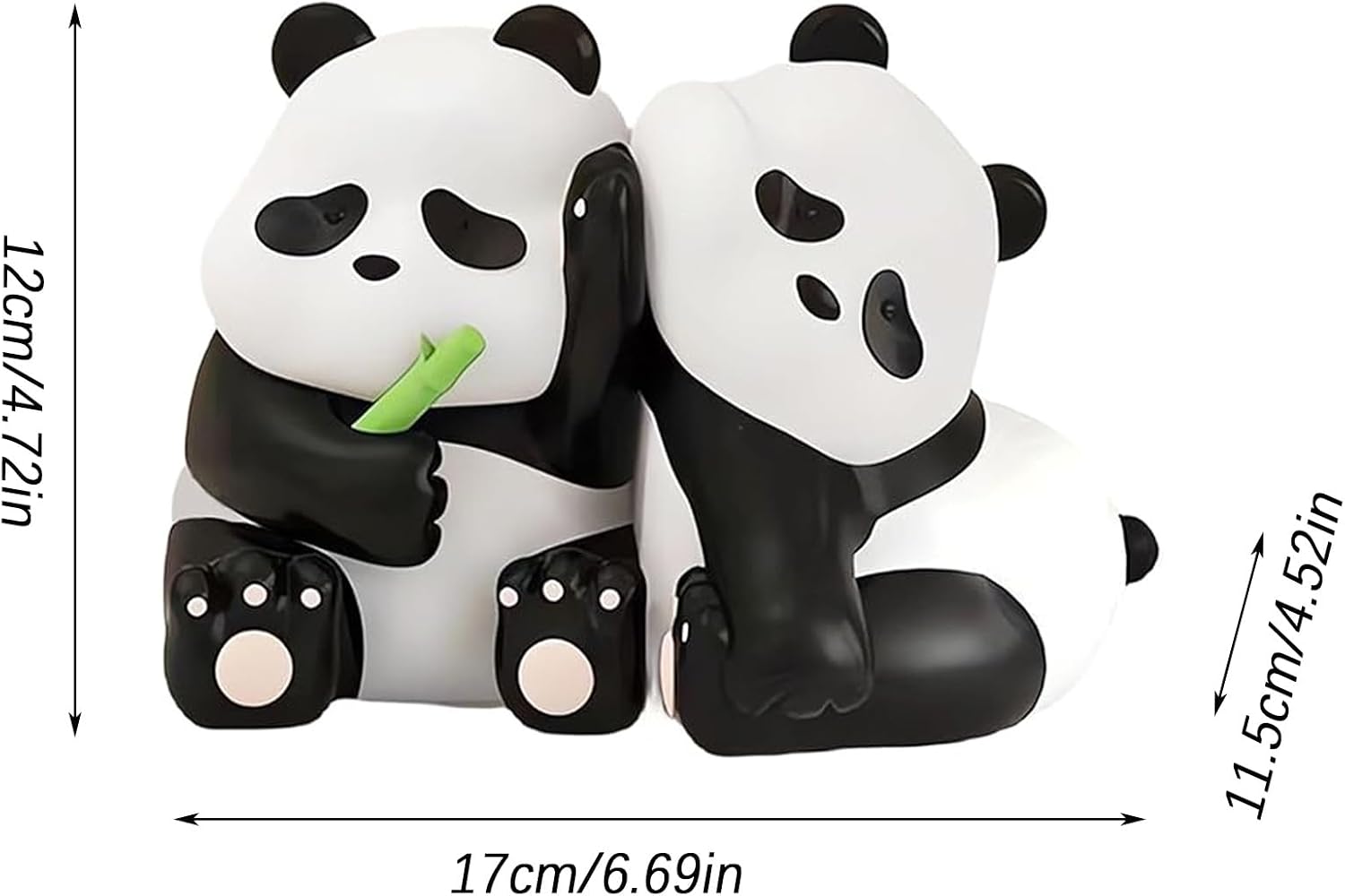 Modern Panda Statues / Set of 2