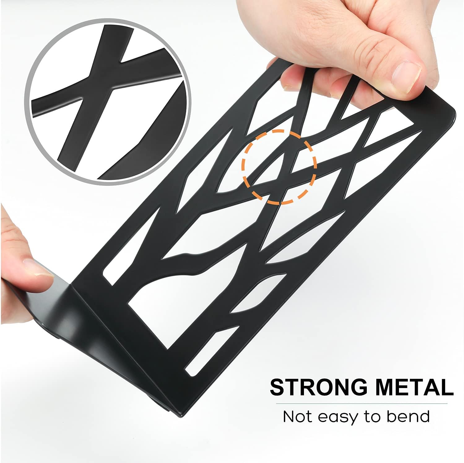 Heavy Duty Metal Book Stopper / 6 Pairs