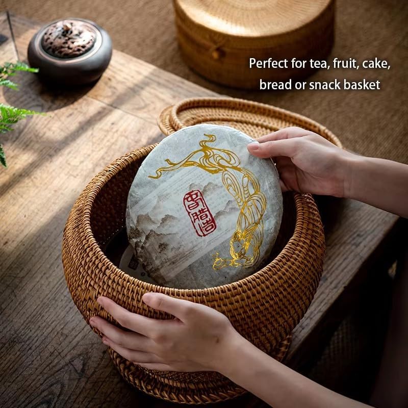 Basket Storage Rattan Woven Baskets / Set of 12
