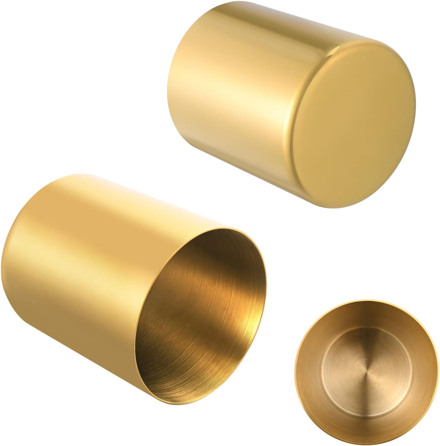 Vacuum Plating Makeup Brush Holder / Gold