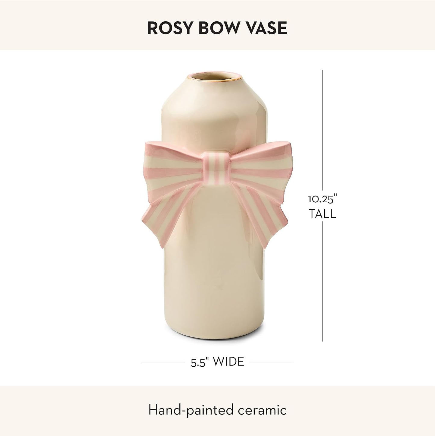 Ceramic Vase / Bouquet Holder / Pink