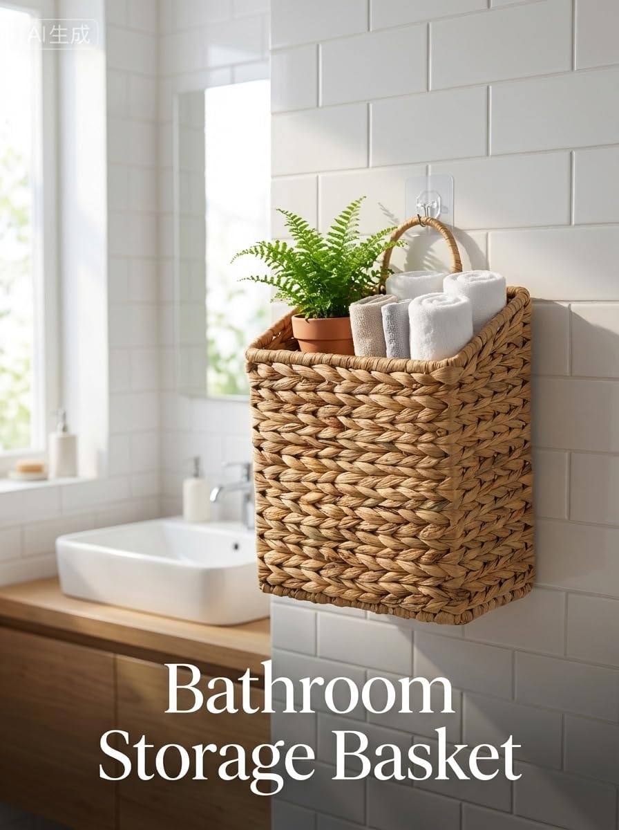 Wall Baskets / Hanging Storage Baskets / 12.20 x 5.71 x 12.01 / Set of 2