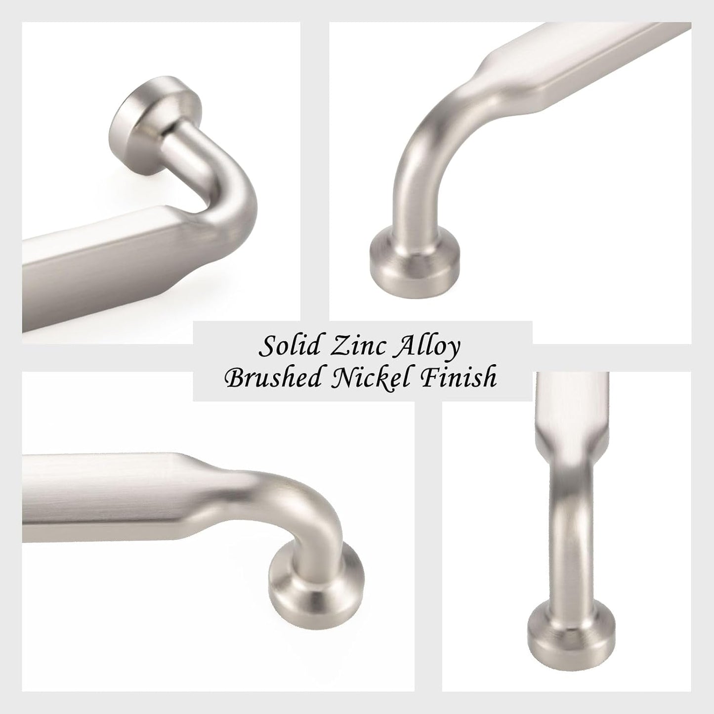 3-3/ Hole Centers / 3-3/4" Hole Centers / Classic / Brushed Nickel / Silver