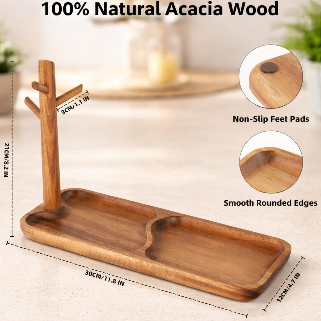 Wooden Catchall Organizer / Rectangle