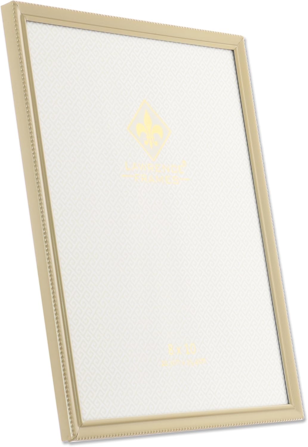 Lawrence Frames Bead Border Design, 8x10, Satin Gold