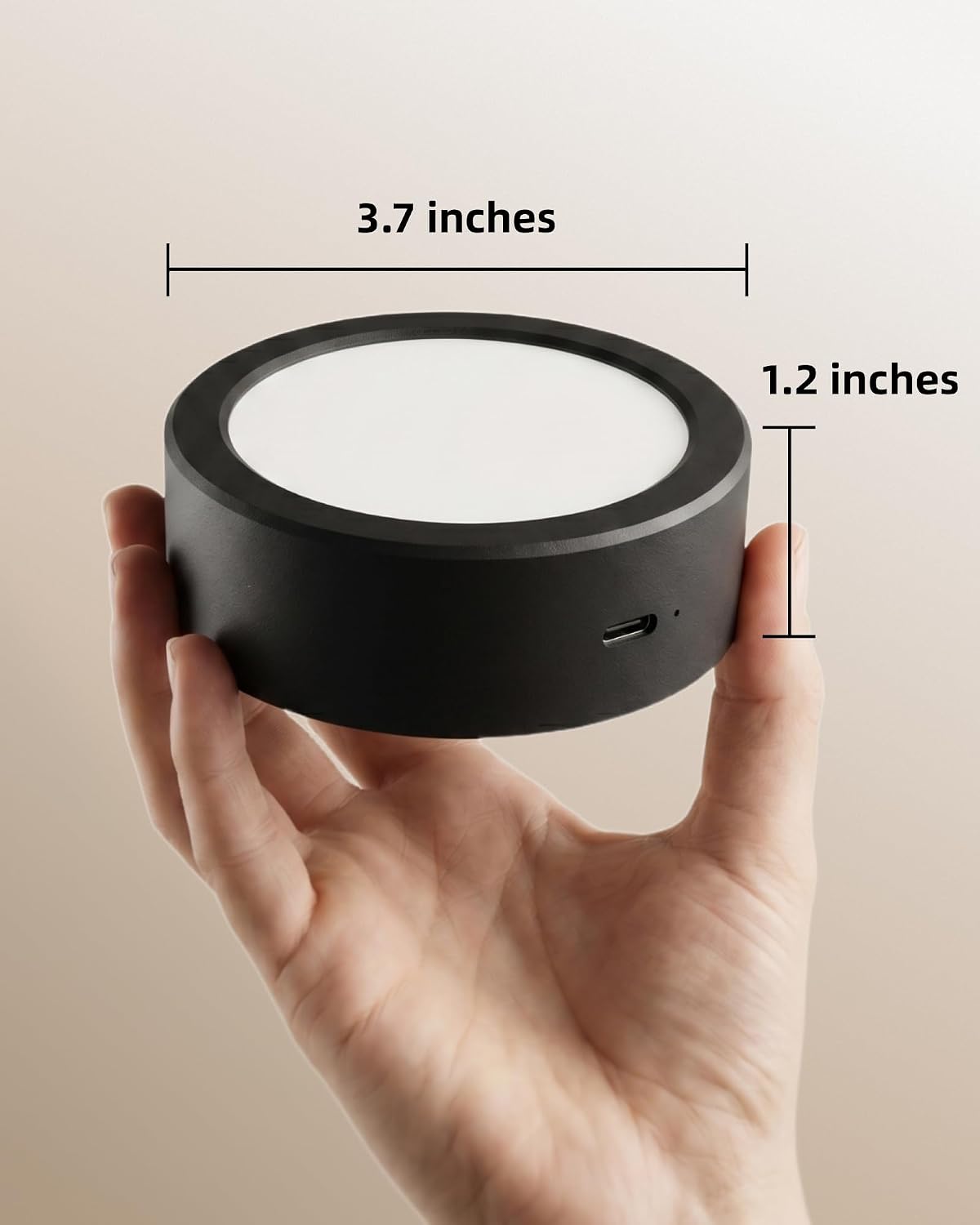 EZVALO LED Wall Mounted Light, 3000mAh Rechargeable Cordless Wall Sconce, Dimmable with Remote & Touch Control, 3 Color