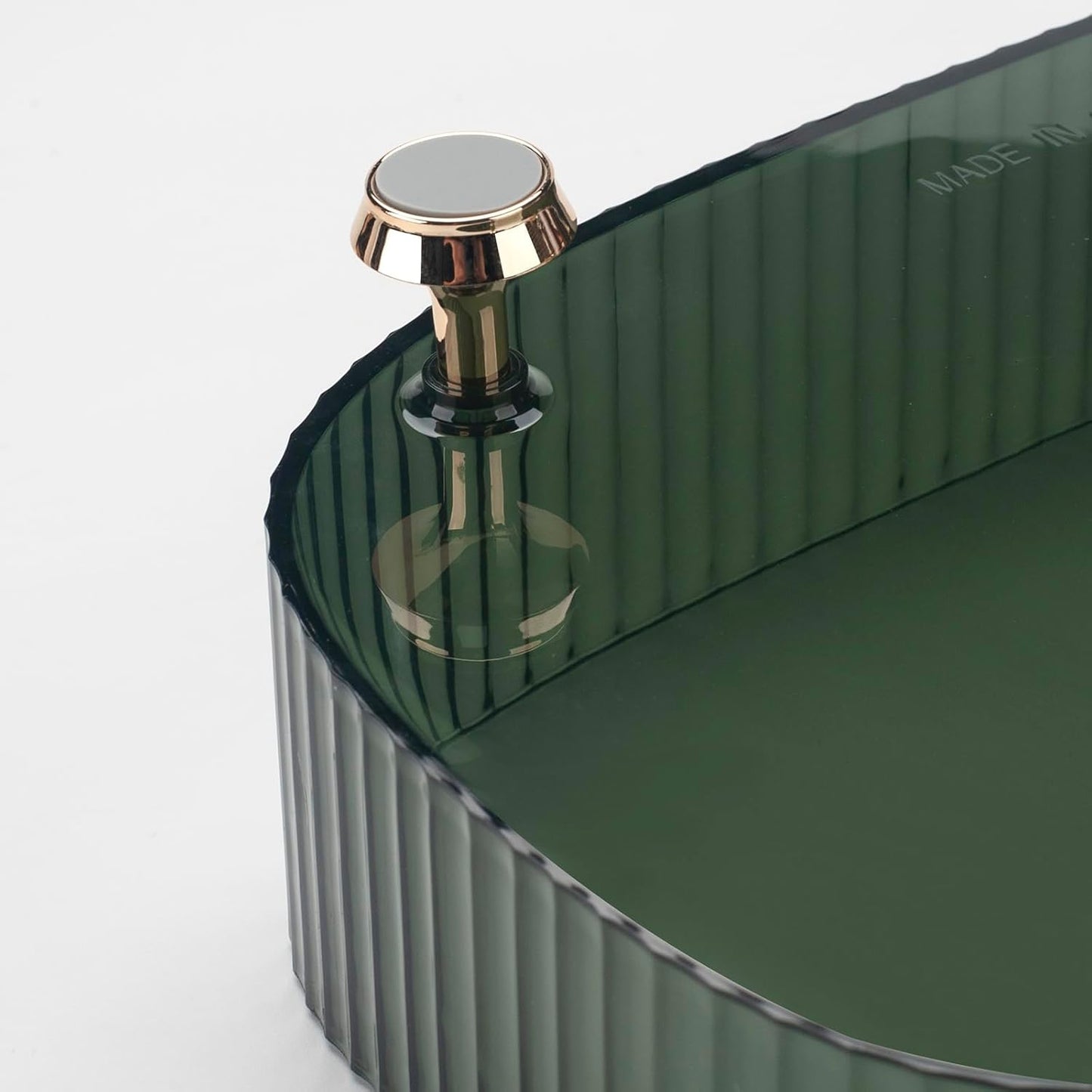 Bathroom Vanity Tray / Dark Green