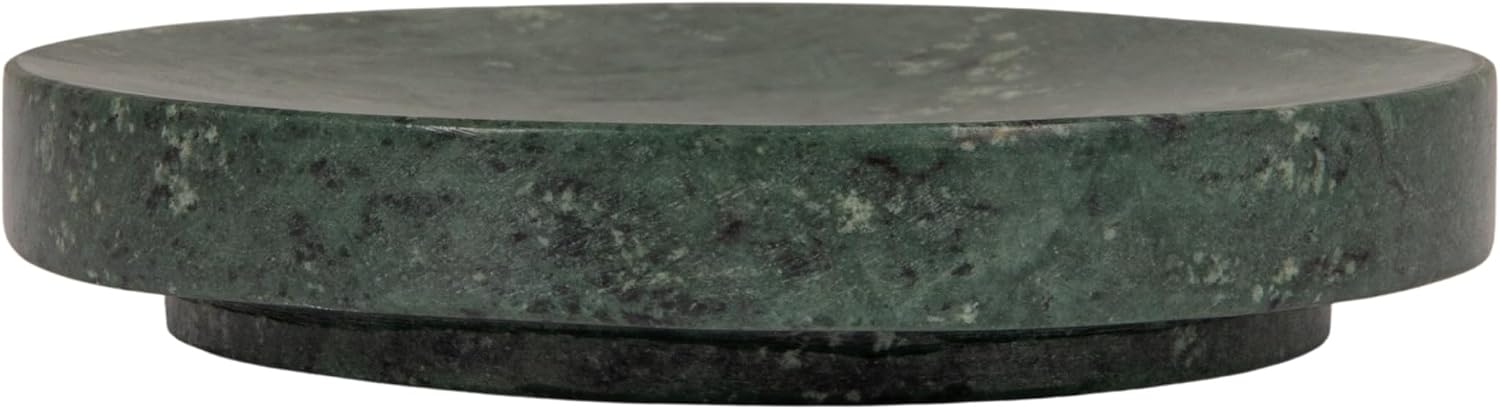 Marble Round Soapdish / Green