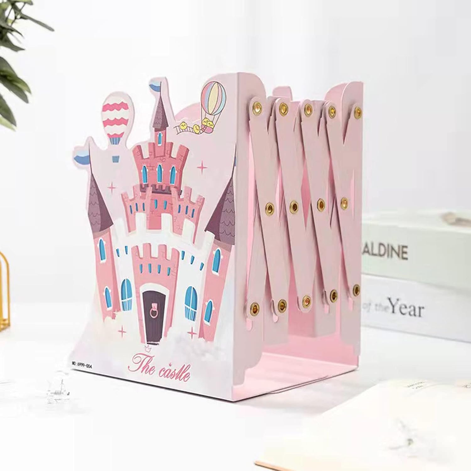 Adjustable Metal Bookends Heavy Duty / Castle