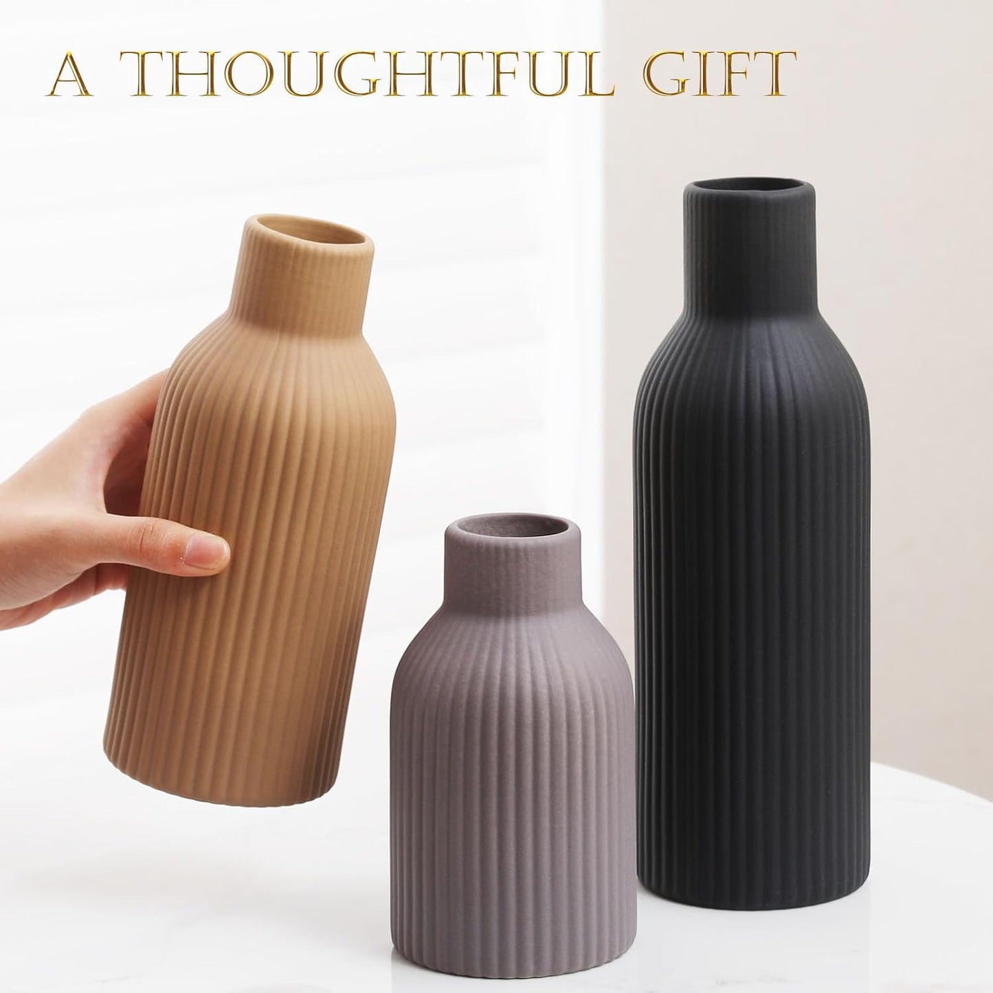 Ceramic Vase / Handcrafted Ceramic Vases / Set B / Set of 3
