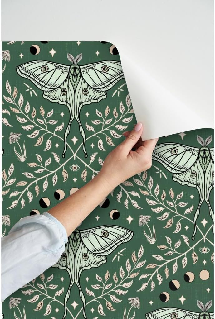 Peel & Stick Wallpaper Swatch / 24 x 12 / Green