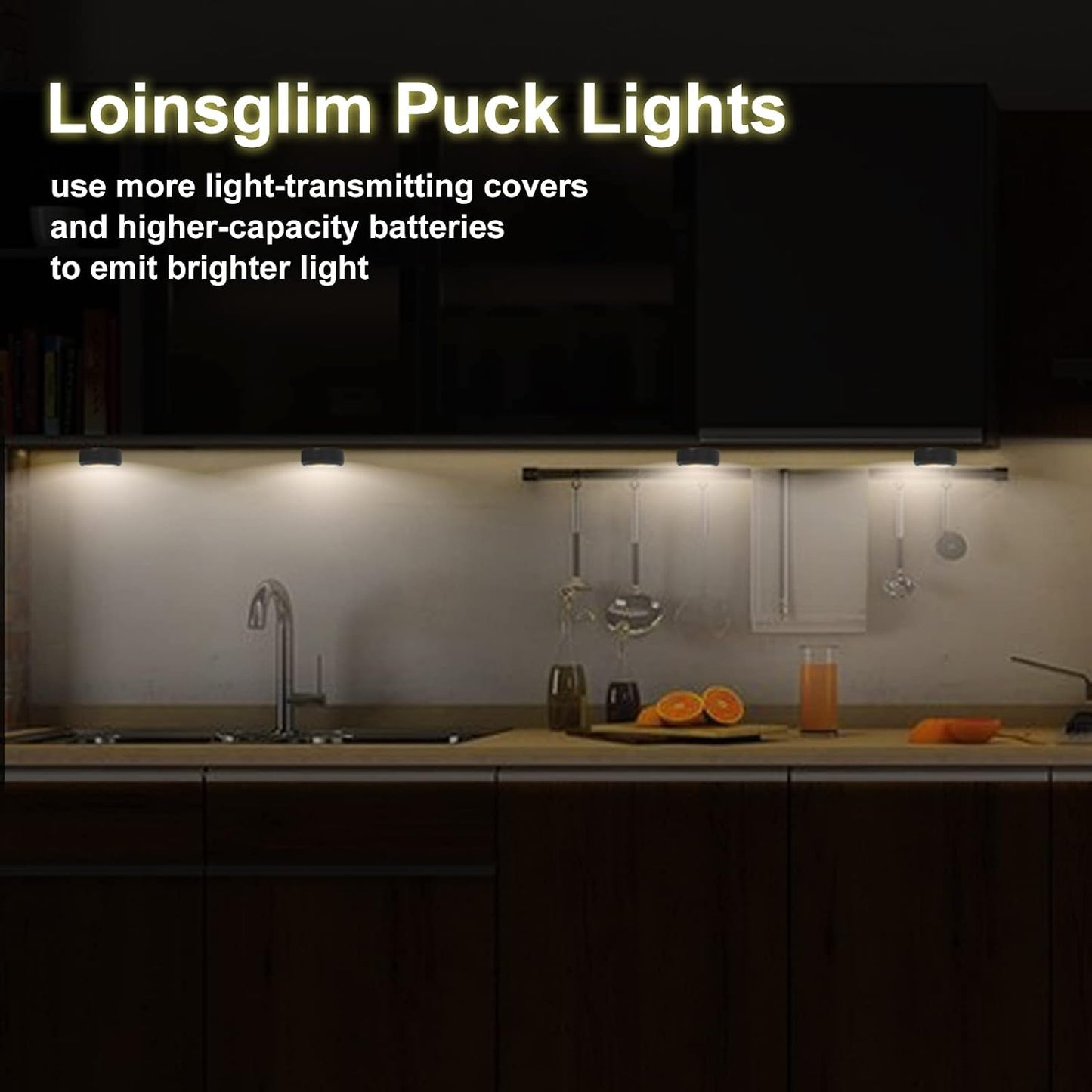 Puck Lights with Remote, Wireless LED Puck Light for Kitchen,Battery Operated Under Cabinet Lights, Under Counter