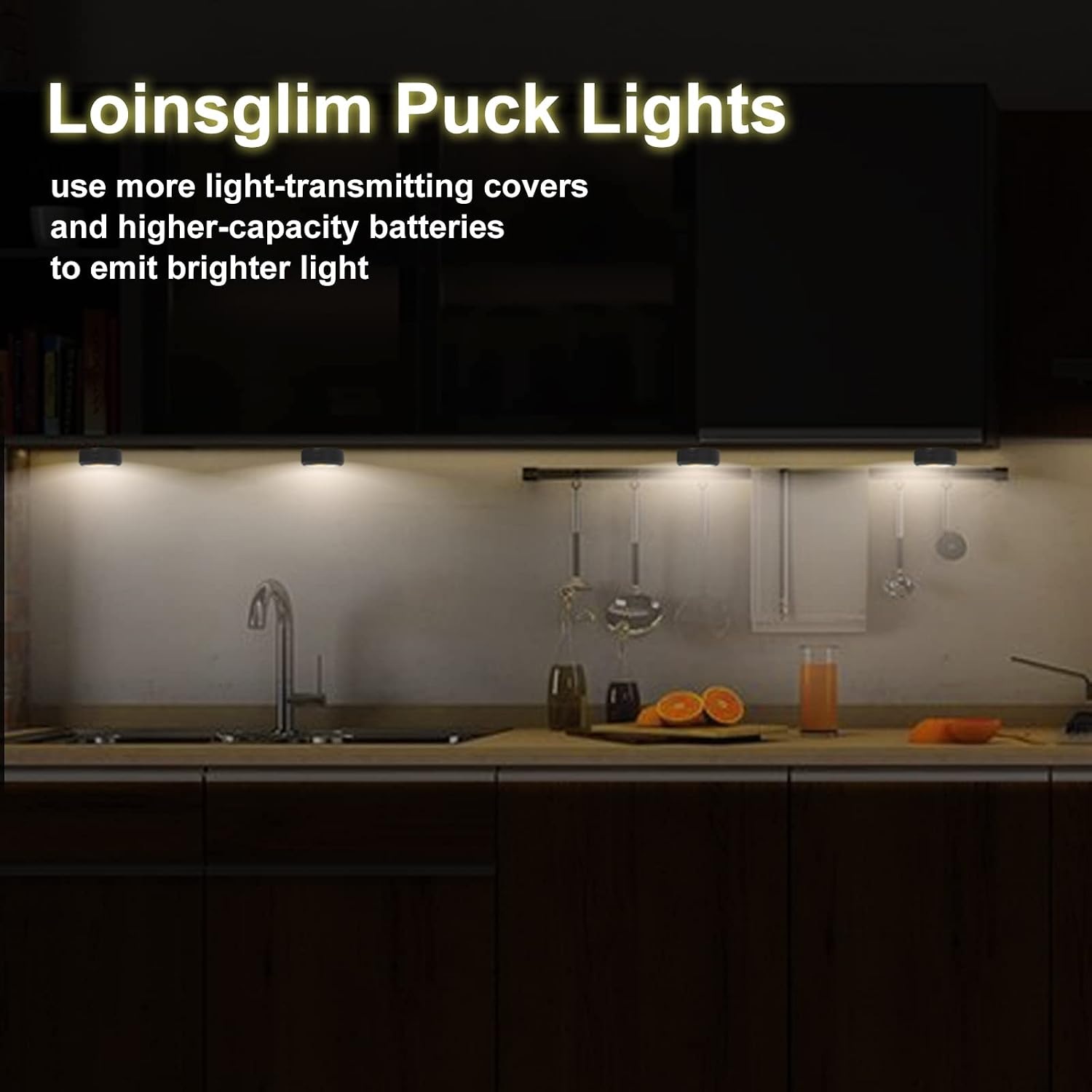 Puck Lights with Remote, Wireless LED Puck Light for Kitchen,Battery Operated Under Cabinet Lights, Under Counter