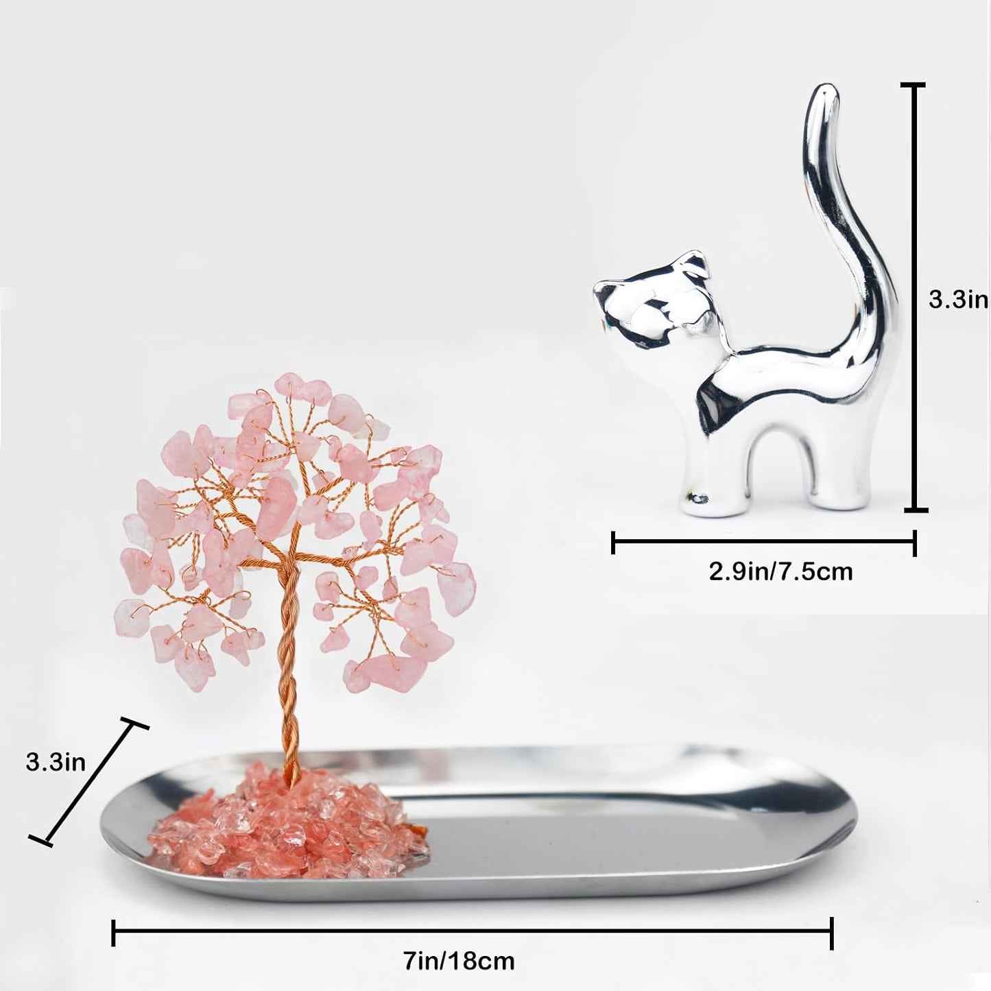 Cat Ring Holder / Silver Cat