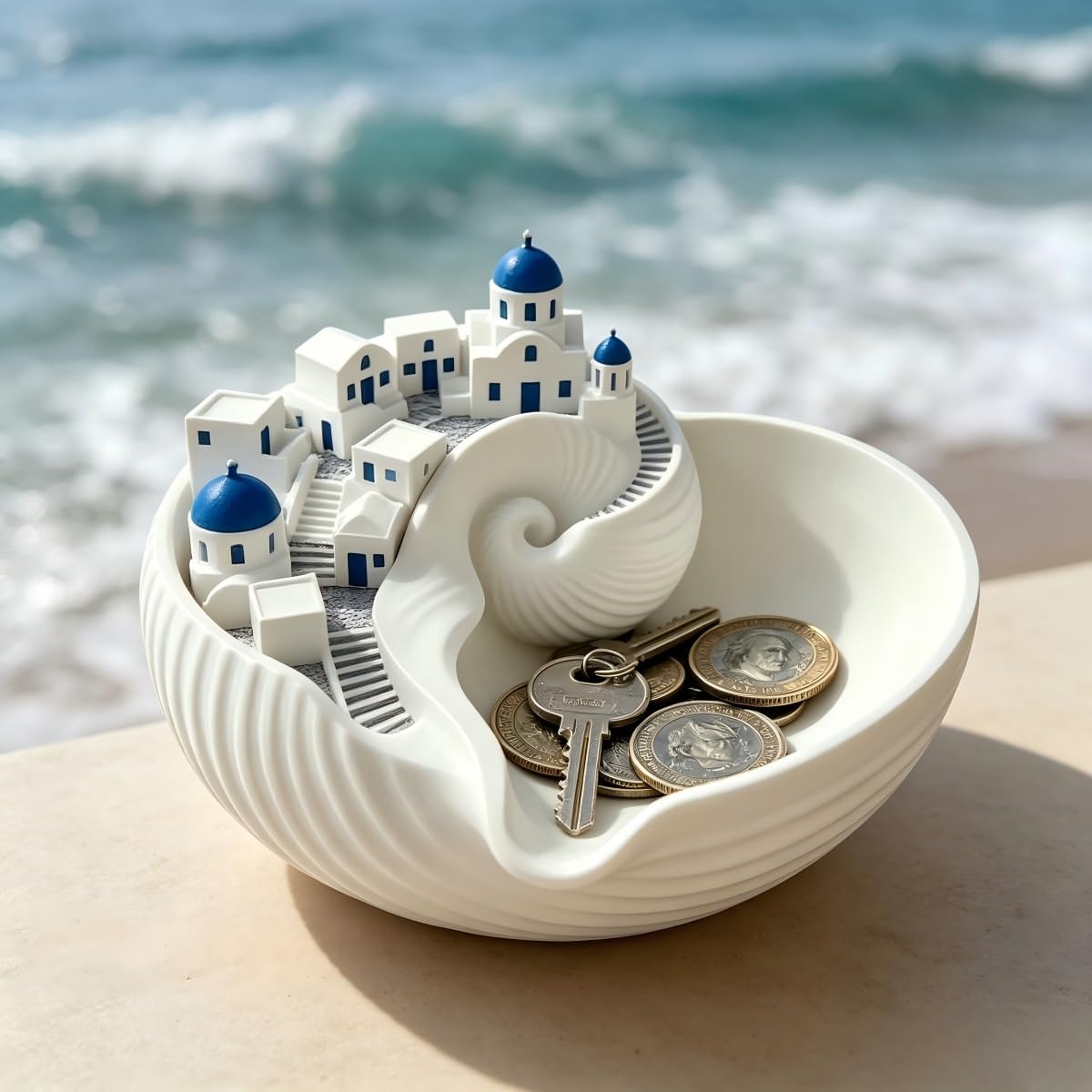 Shell Tray for Keys Jewelry Coins