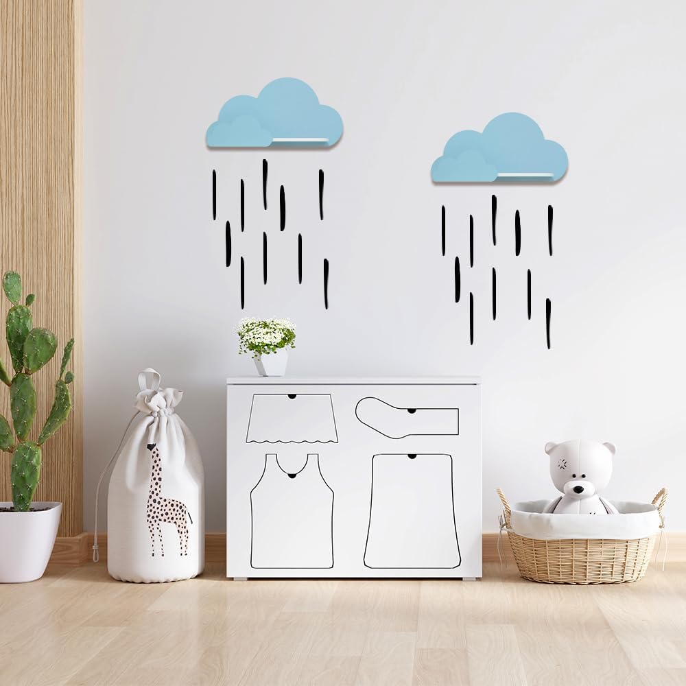 Irregular Bar Wall Stickers / Set of 192
