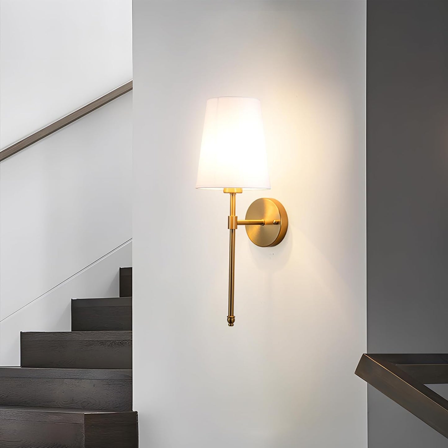 YHCDLAMP Battery Operated Wall Sconces Set of 2, Rechargeable Wireless Wall Lights with 10000mAh Magnetic Bulbs, Up to