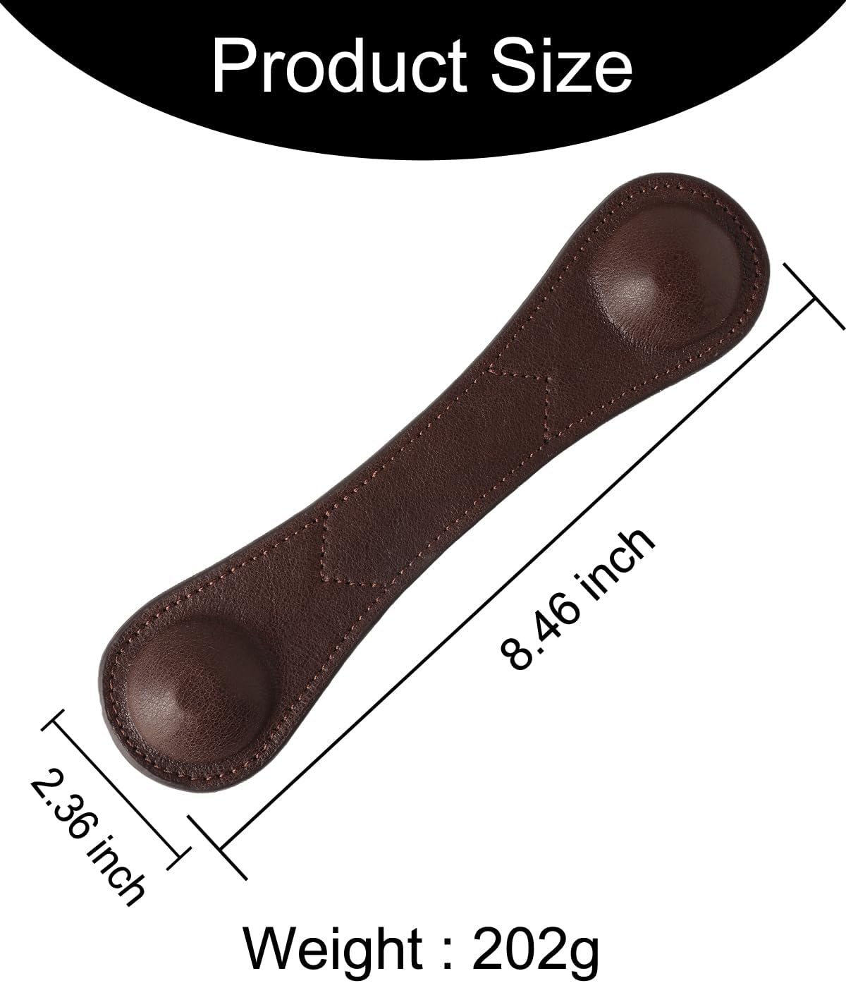 Weighted Bookmark - Leather Book Page Weight Book Weights Holder for Hands-Free Reading Paper Weights for Cookbooks