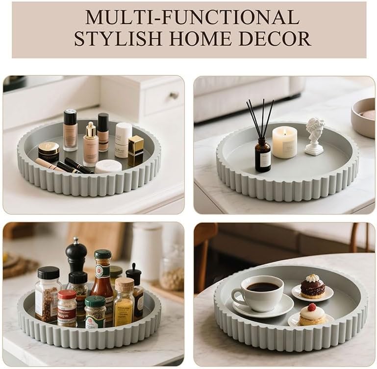 Modern Decorative Trays / Gray