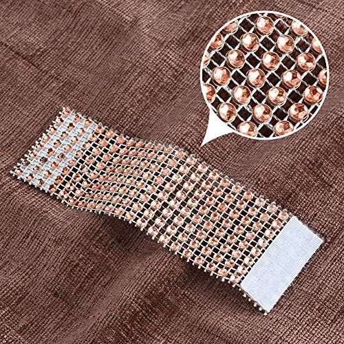 Accmor 100pcs Napkin Rings, Champagne Napkin Rings Buckles