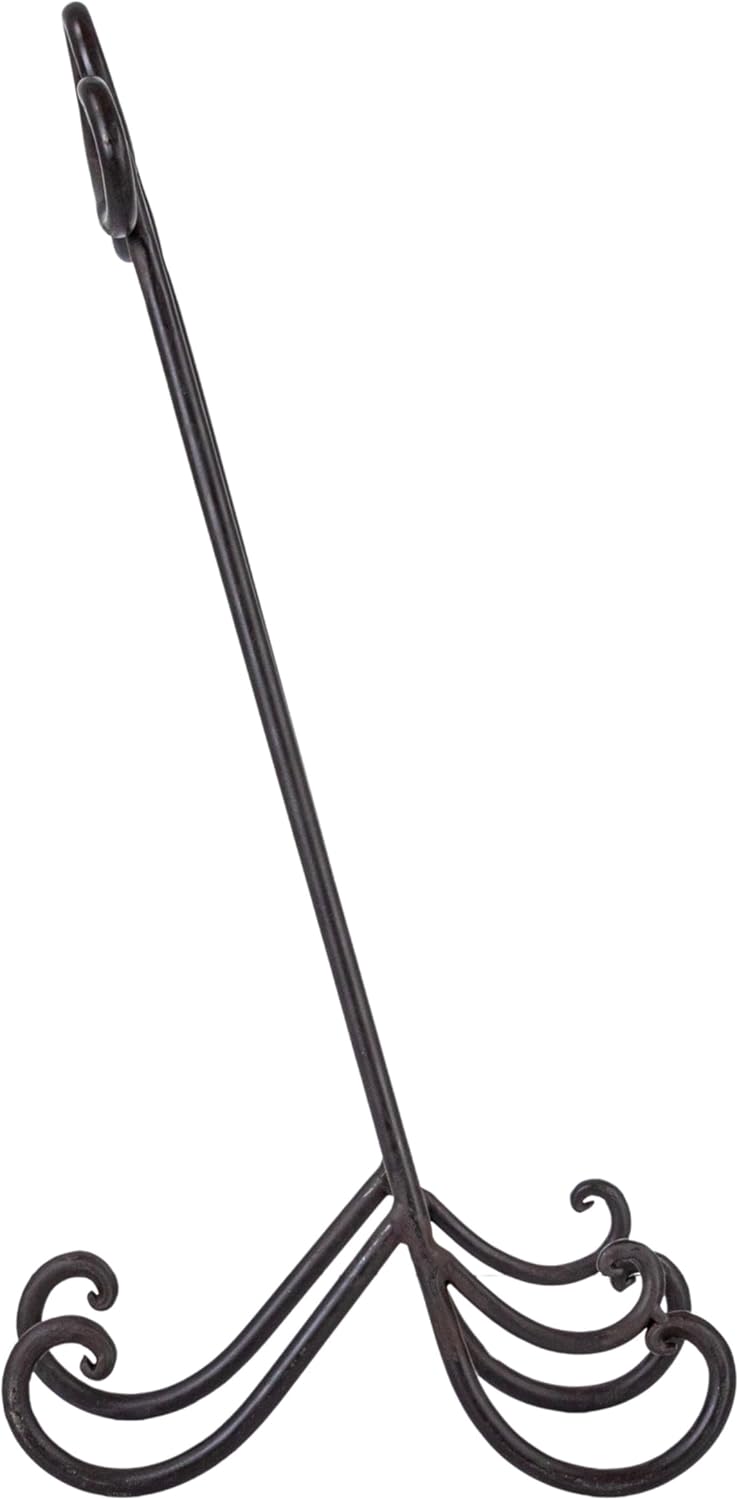 Creative Co-Op DE1159 Grey Metal Easel 24 Inch High