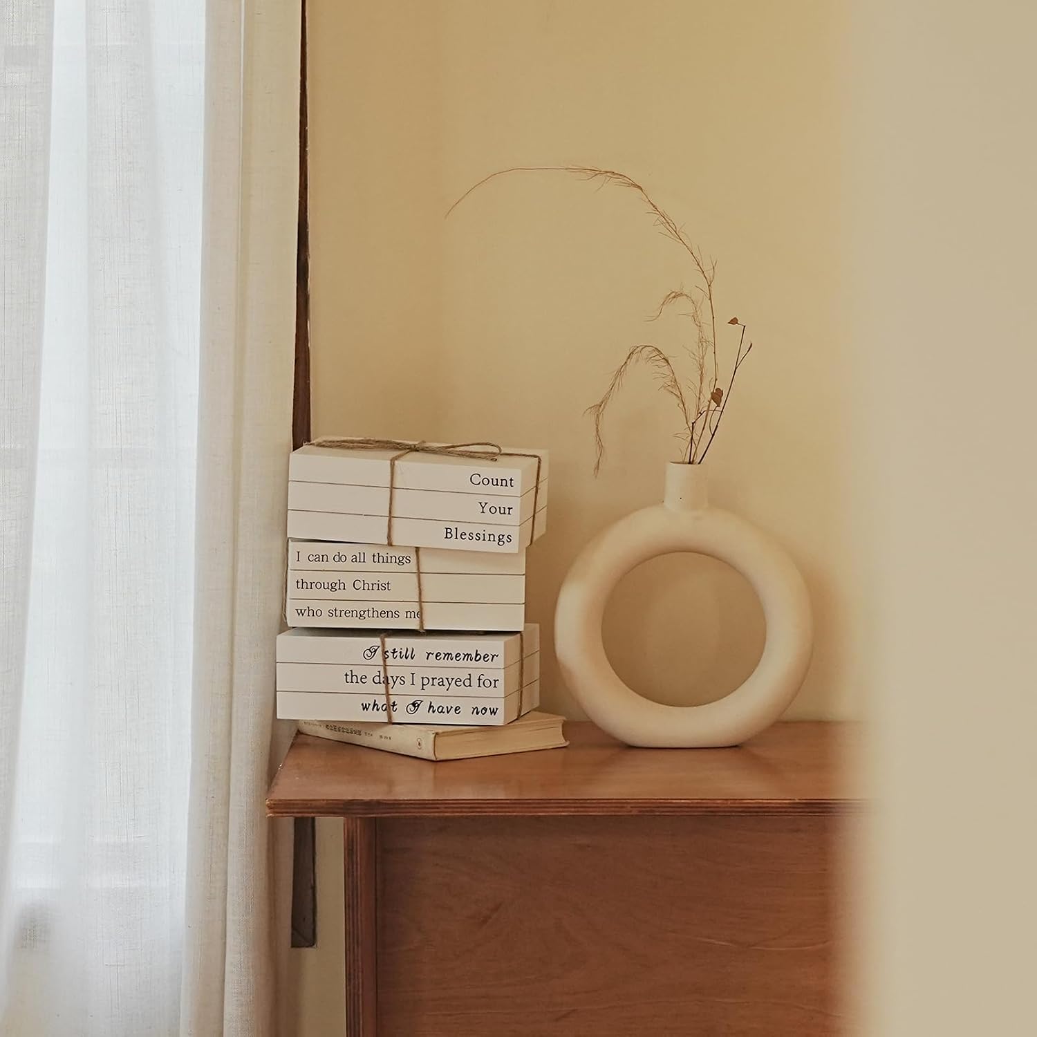 Farmhouse Book Decor / Count Your Blessings