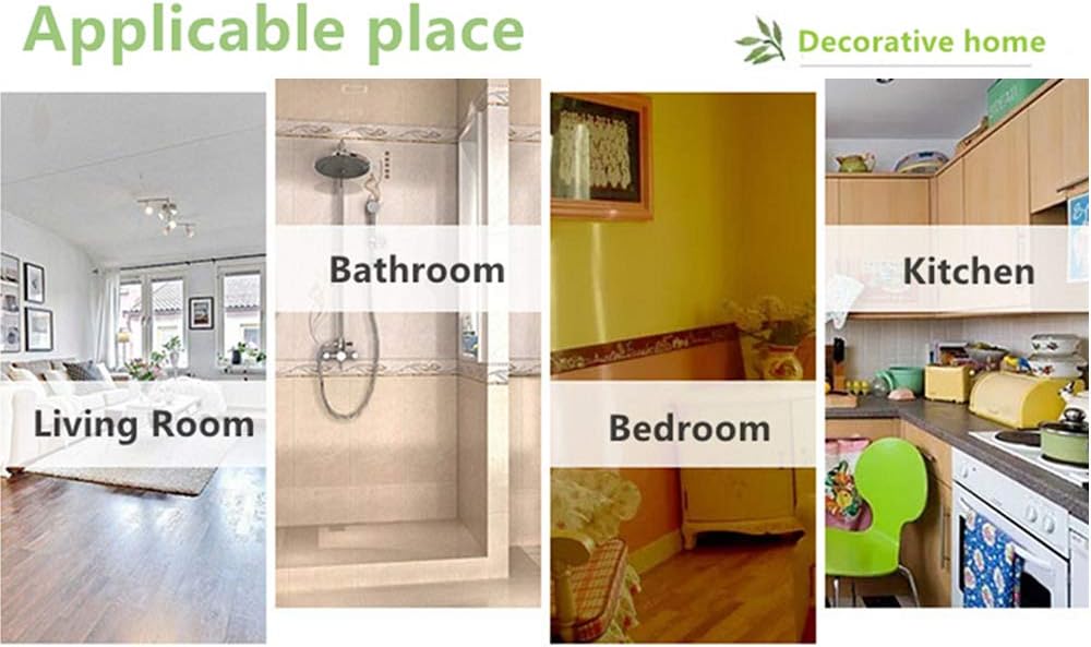 Elegant Rattan Floral Wallpaper Border Peel and Stick Wall Decal Sticker / Green