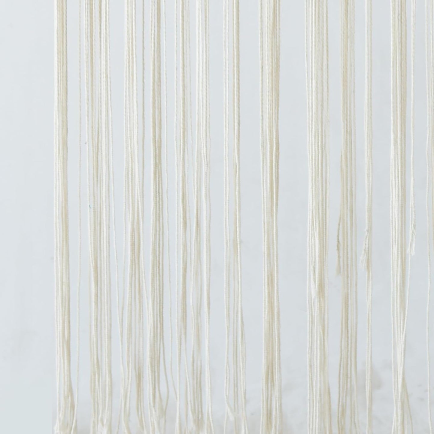 Macrame Curtain Boho Window Curtain Doorway Macrame Wall Decor Yarn Art Moder Bedroom / Ivory4