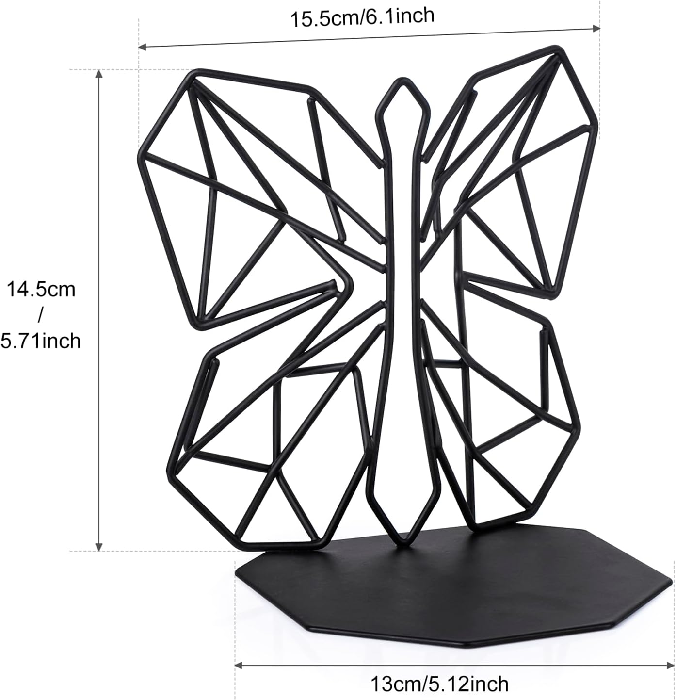 Bookends Geometric Decorative Metal Book Stoppers Abstract Creative Book Supports
