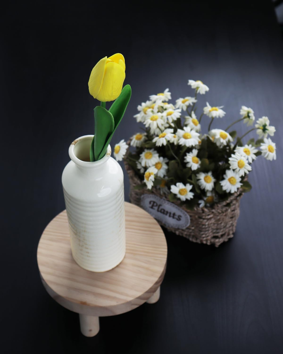 Ceramic Vase / White02 / White / Set of 3