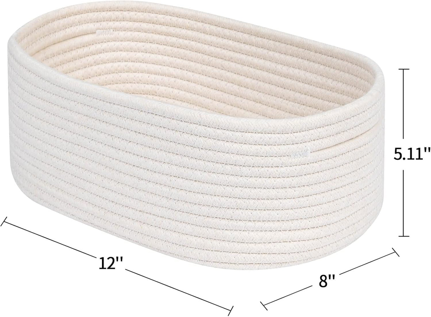 Small Storage Baskets / Off White / Small Basket / Set of 3