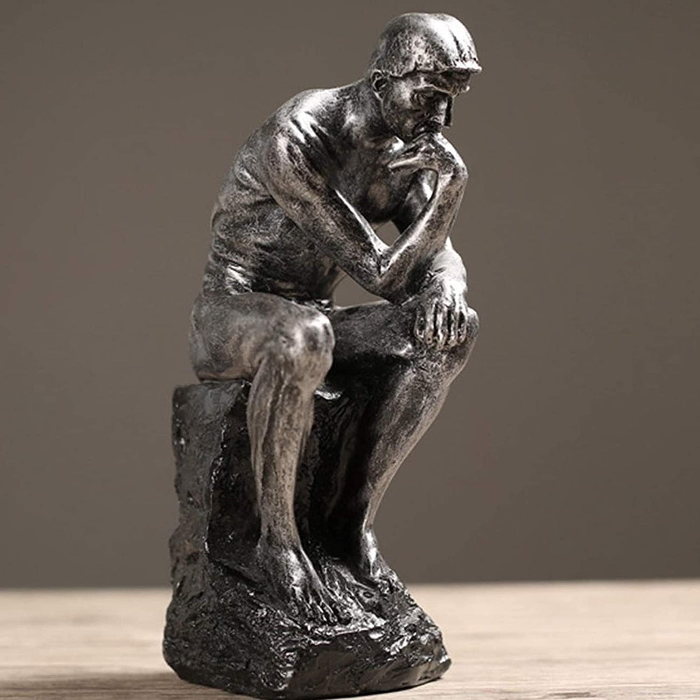 Thinker Figurine Vintage Style Thinker Statues Thinking Man Figurines Desktop Sculpture