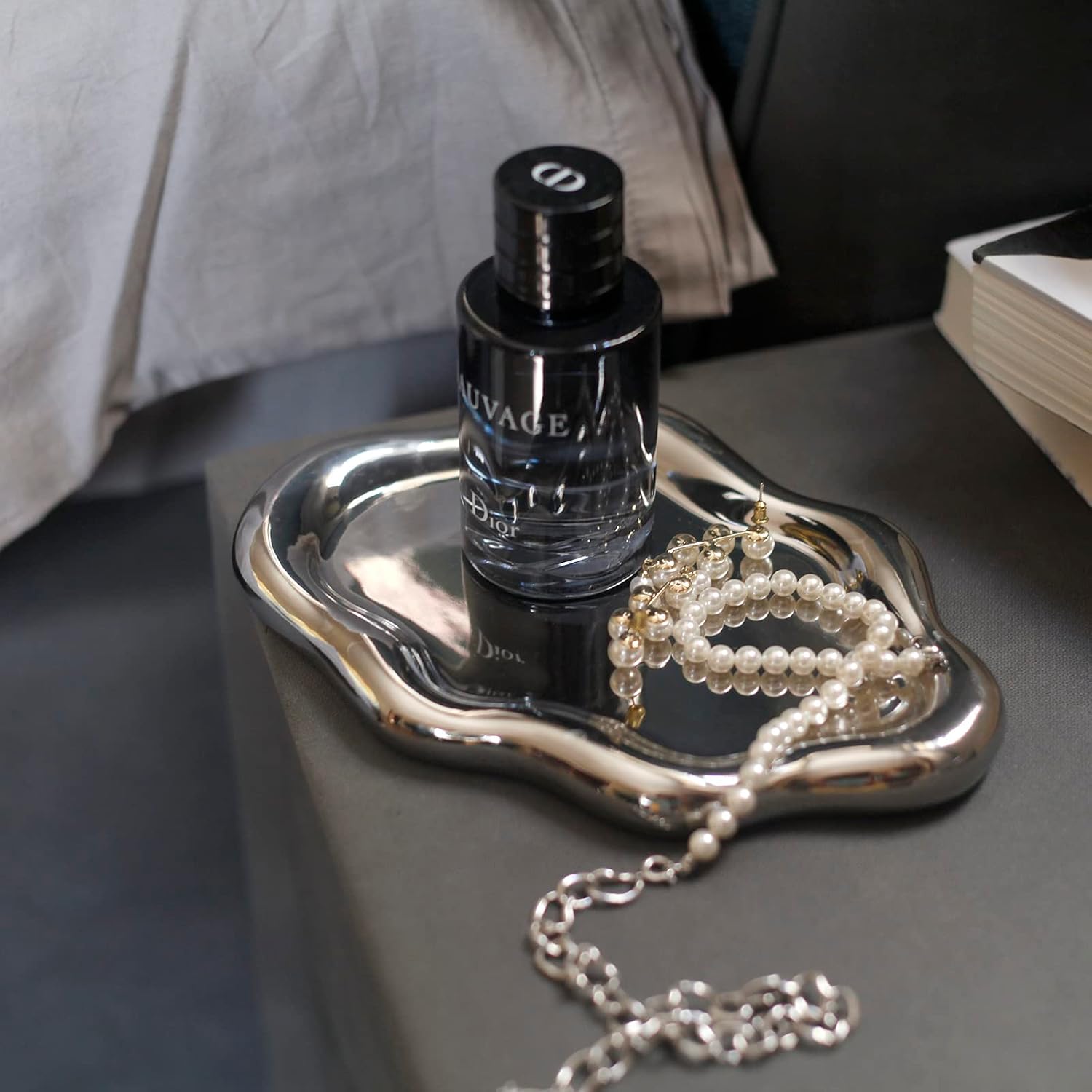 Ring Dish Holder / Silver