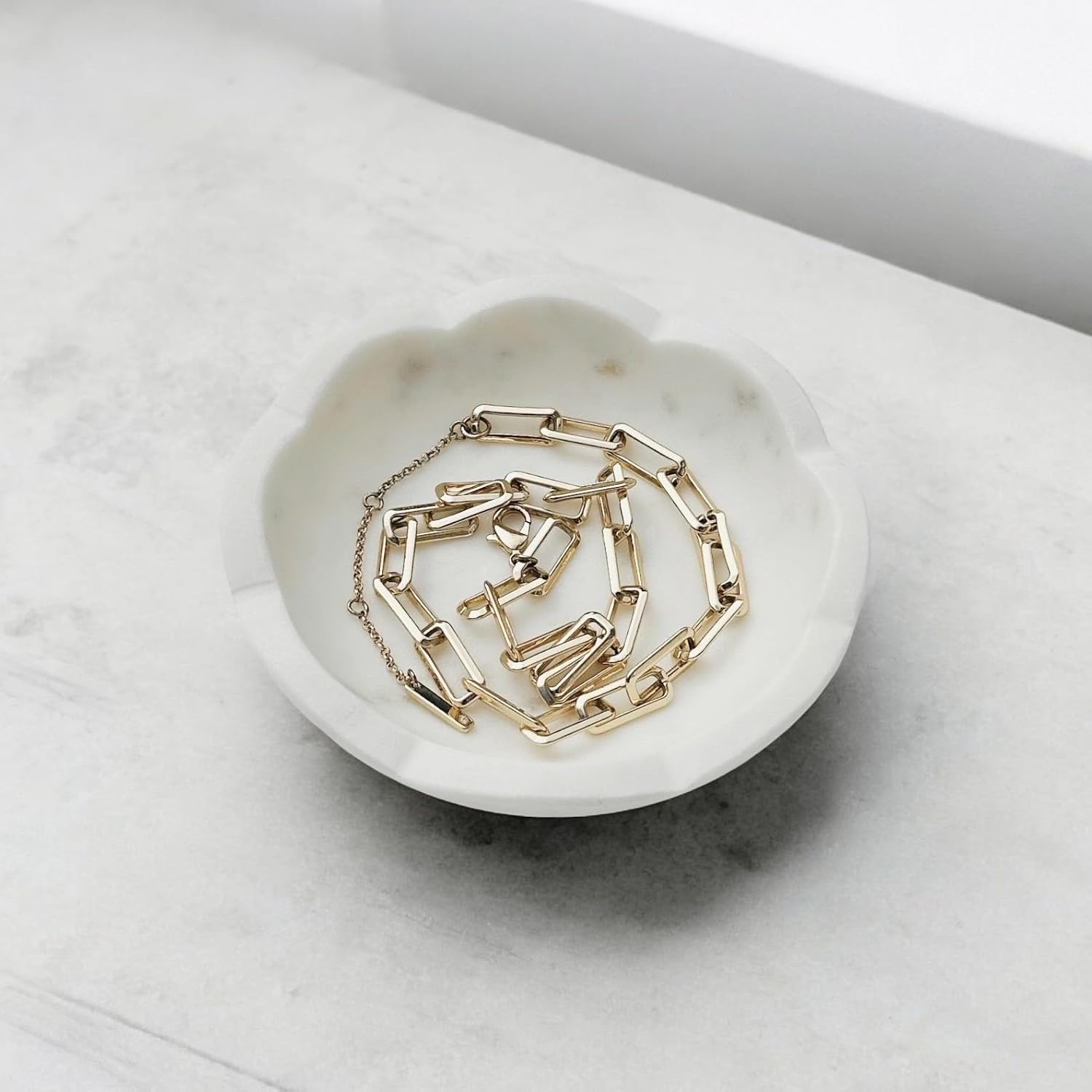 Jewelry Tray / Jewelry Holder / 4.6 Inches / White