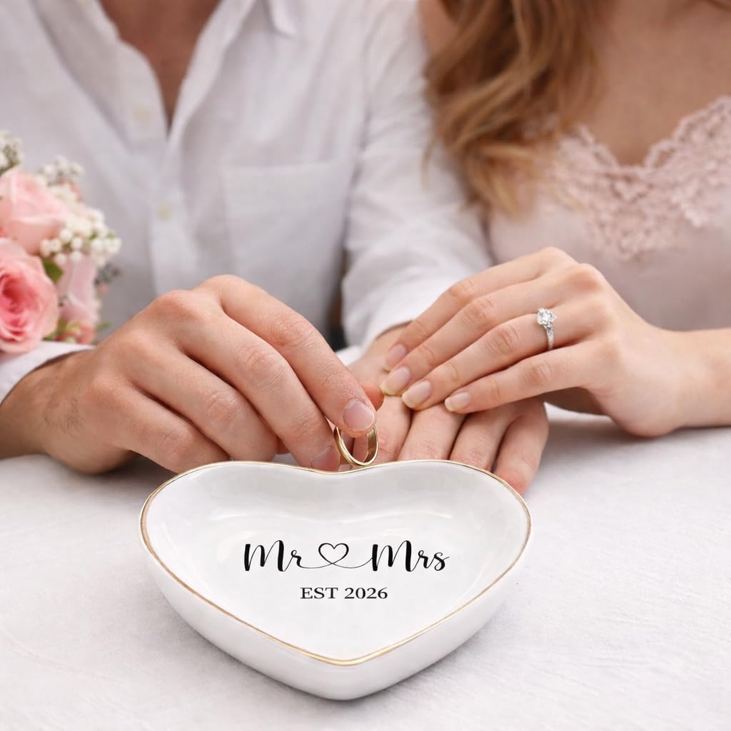 Mr & Mrs EST 2026 Jewelry Tray / Mr Mrs EST 2026