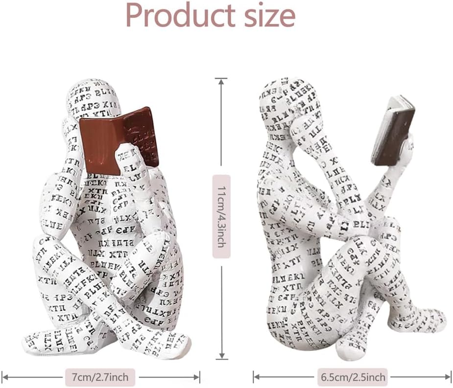 Modern Reading Woman Figurine / B