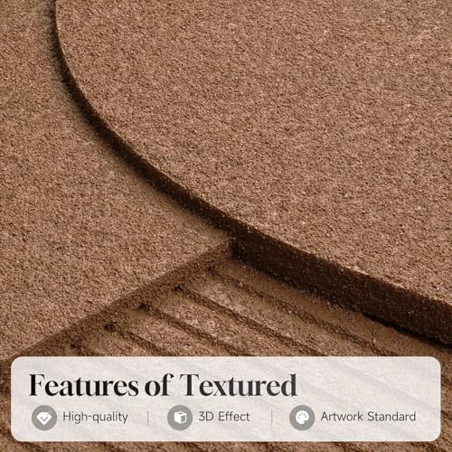 3D Textured Large Framed Abstract Wall Art for Living Room, 3Piece 24x36 In
