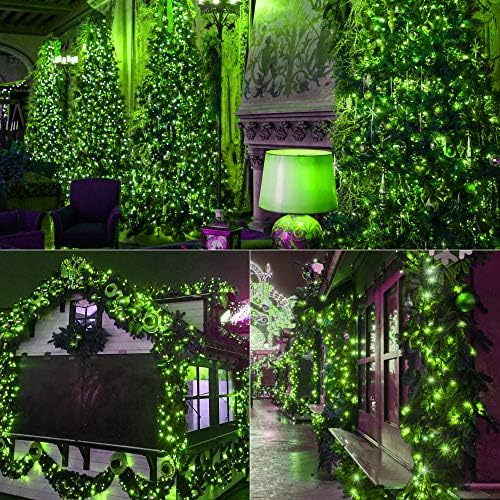 Brizled Outdoor Christmas Lights Green, 78.74ft 240 LED Mini Light String