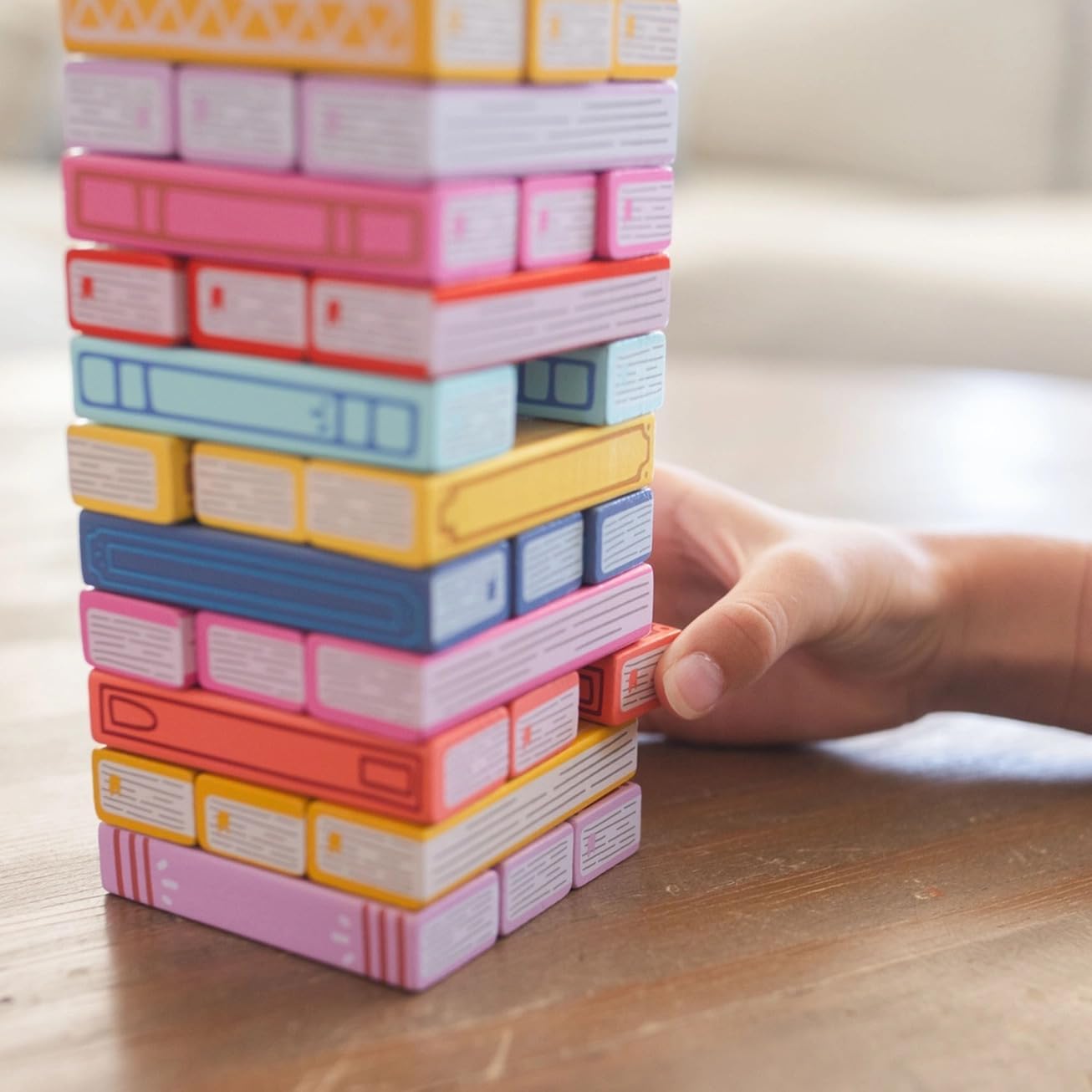 Tumbling Book Stack Game / Set of 51