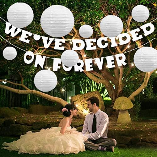 BEISHIDA 6 Inch White Paper Lanterns 6 Packs Hanging Round Chinese Lantern