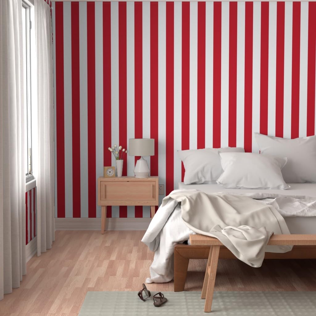 Peel & Stick Wallpaper x / 24 x 144 / Roll / Red