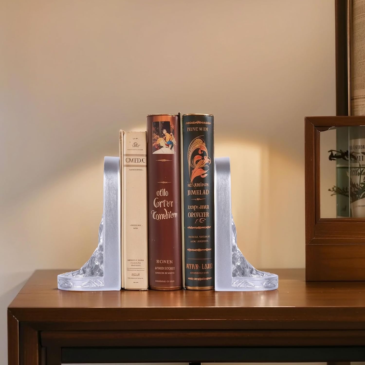 Tree of Life Bookends Set / Silver