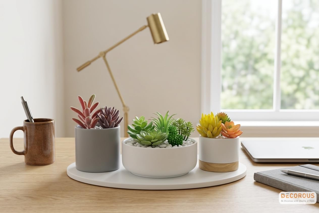 Artificial Succulent Plants / Set of 16