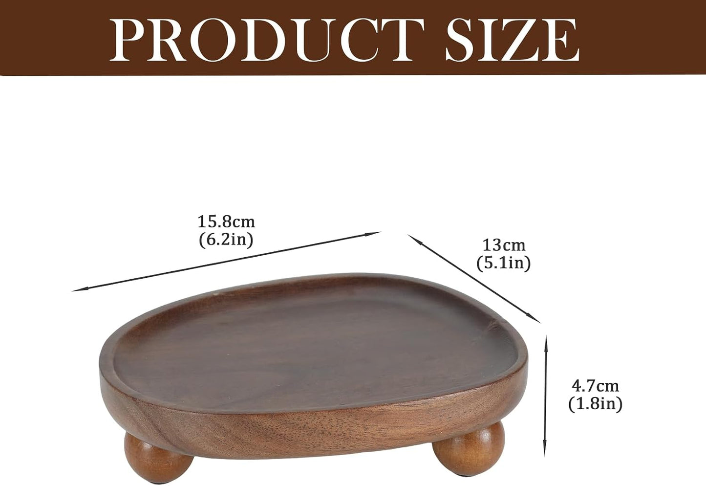 Wooden Candle Holder / Candle Tray