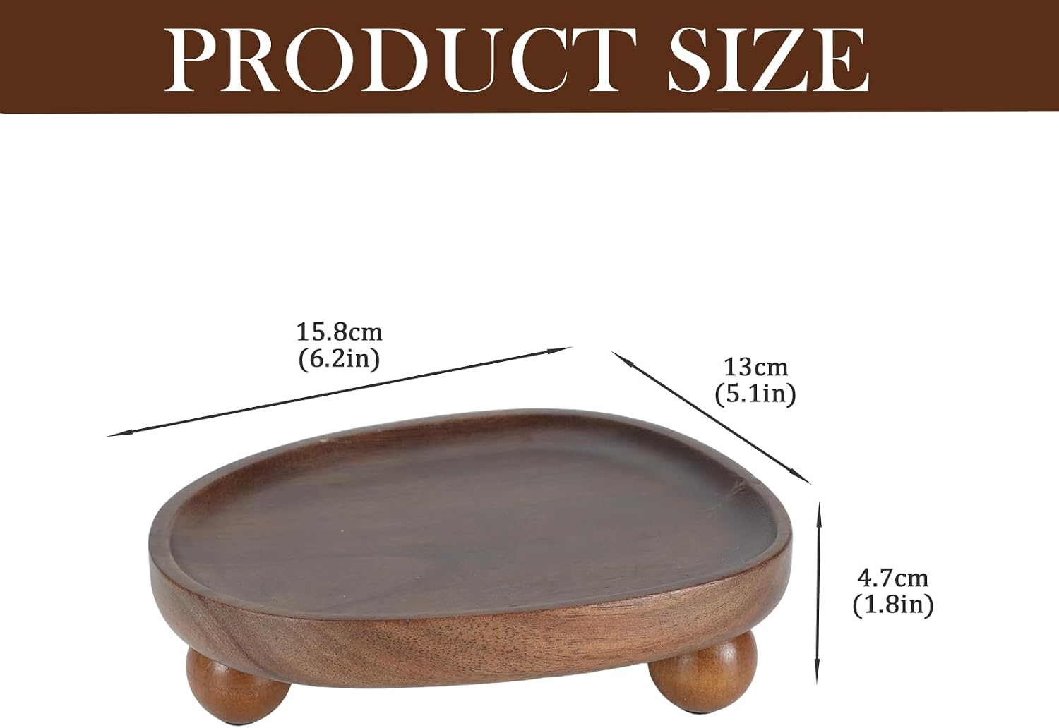 Wooden Candle Holder / Candle Tray
